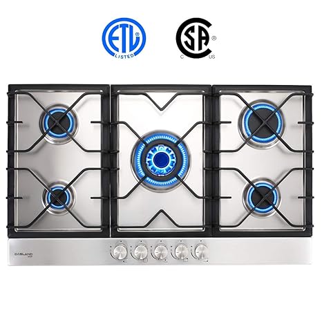 Amazon Com Gas Cooktop Gasland Chef Gh90sf 36 Built In Gas