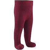 PESAAT Baby Girls Tights Cotton Infant Pantyhose Twist Toddler Tight for Girl Cable Knit Leggings 0-6 Years