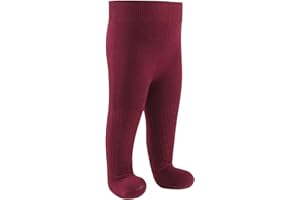 PESAAT Baby Girls Tights Cotton Infant Pantyhose Twist Toddler Tight for Girl Cable Knit Leggings 0-6 Years