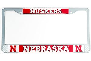 Decorvo Nebraska License Plate Frame - Nebraska Car Truck Accessory