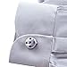 H&H HJ Men's Jewelry Round Button Cover Substitute to Traditional Cuff Links Color Silver Plating