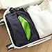 Travel Waterproof Nylon Shoe Bags with Zipper Closure Pack of 5