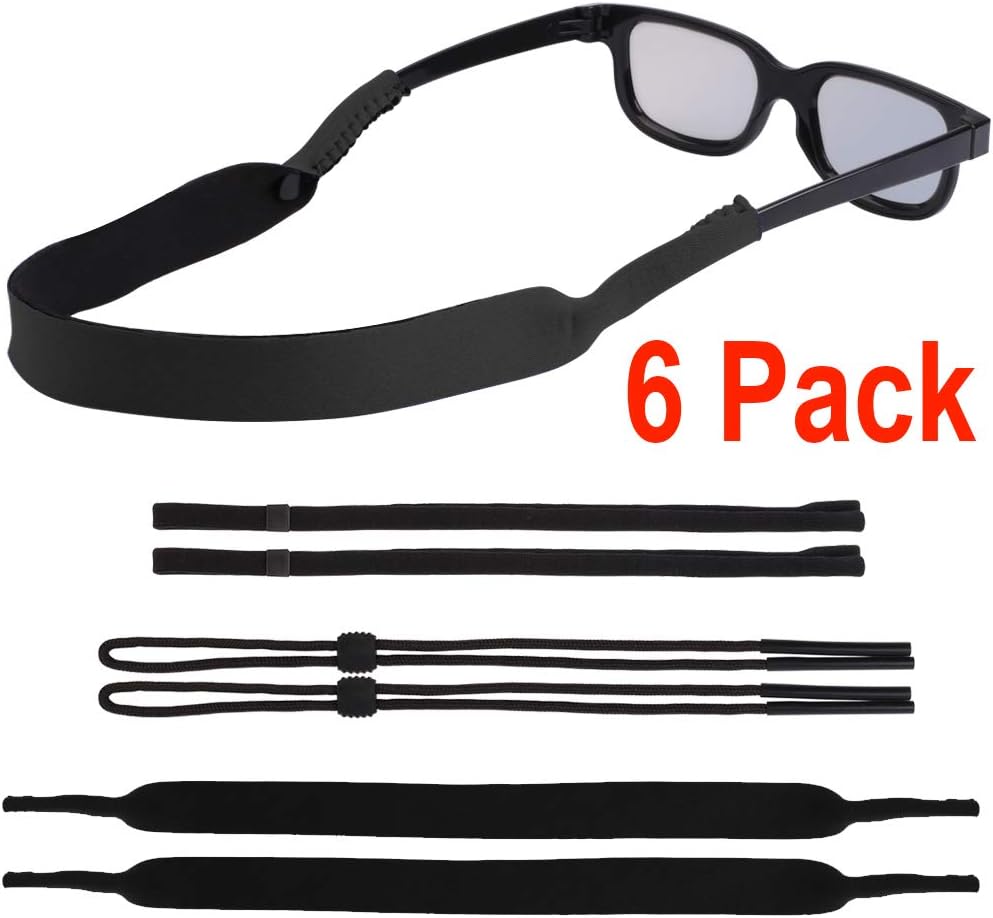 EnriQ Sunglass Straps 3 Kinds of Glasses Straps Neoprene Eyewear