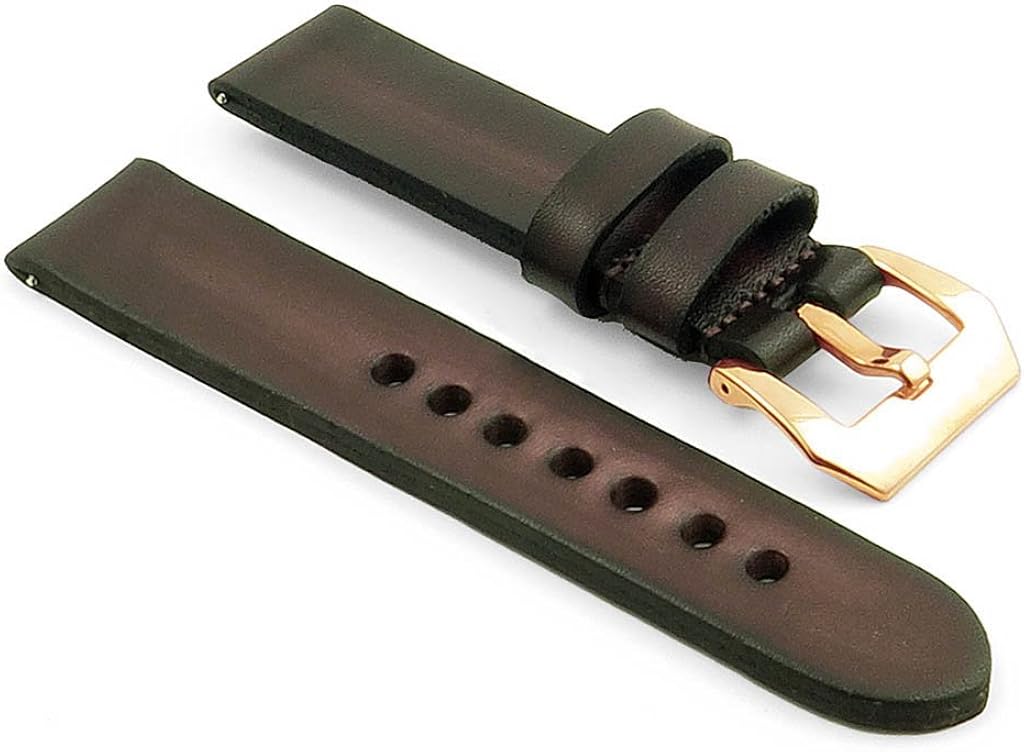 4mm thick leather watch strap