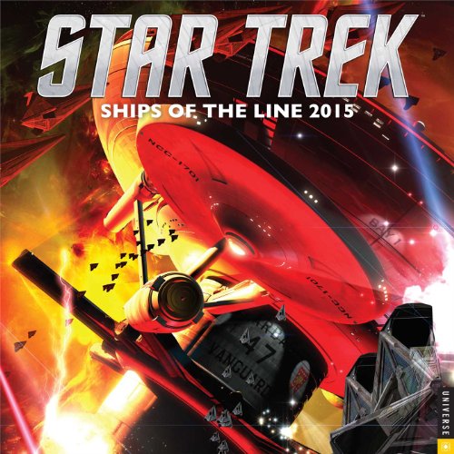 Star Trek 2015 Wall Calendar: Ships of the LIne by CBS