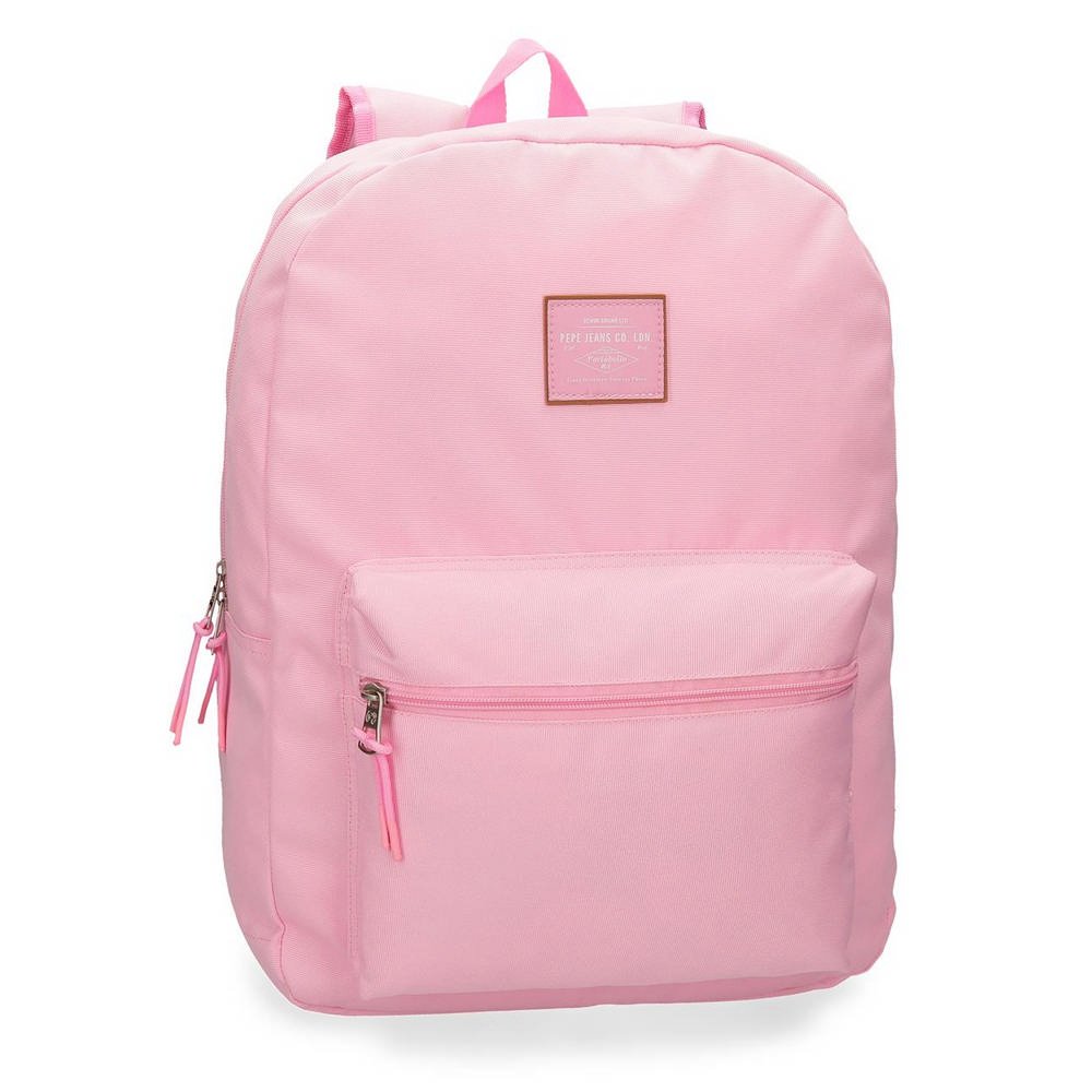 Pepe Jeans Cross Backpack Adaptable to Trolley Pink 32x44x15 cms Polyester 0 21.12L