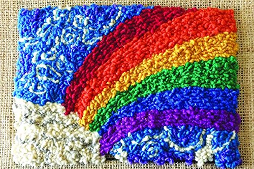 Harrisville designs rainbow rug hooking building kit