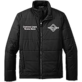 INK STITCH Men J852 Add Custom Embroidery Logo Texts Super Warm Puffer Jackets