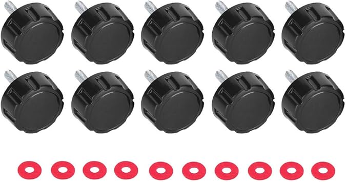 Amazon 釣りリールハンドル 30個釣りスピニングリールハンドルネジキャップベアリングカバー 耐久性のあるネジキャップカバー付きシール Wbestexercises スピニングリールパーツ