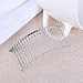Pixnor 7.8cm 20 Teeth Fancy DIY Metal Wire Hair Clip Comb Bridal Wedding Veil Comb (Silver)