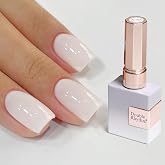 Double Rhythm 15ML Gel Nail Polish Pure Sheer Same Color Same Bottle Gel Polish Art Manicure Salon DIY at Home for Women (Mil