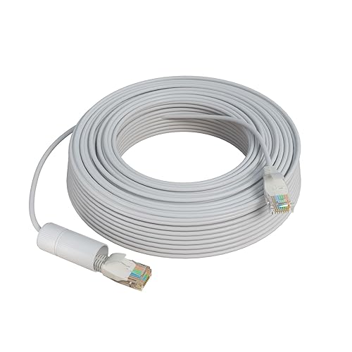 Hiseeu 64Ft Cat5e PoE Ethernet Cable,Network Cable with RJ45