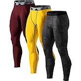 TSLA Men's Compression Pants - Cool Dry Athletic Sports Workout Running Tights Leggings Baselayer