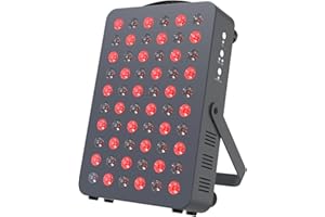 Hooga Red Light Therapyfor Face & Body, 60 LEDs, 660nm Red 850nm Near Infrared with Timer for Pain Relief, Skin Health, Anti-Aging, Sleep, Energy & Recovery, Includes Hanging Kit & Handle - HG300