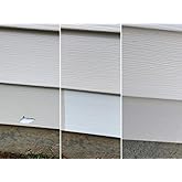 Mendyl Vinyl and Stucco Siding Repair Kit - Cover Any Cracks Holes or Blemishes - White Durable Self-Adhesive Paintable Vinyl Siding Patch Cut to Fit and Cover Any Cracks - 2 Patches (2)