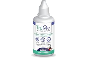 TruMe Liquid Stevia Drops - Sugar Free Sweetener - Cola Keto Sweet Drops - Alcohol Free - Diabetic Friendly - 50ml