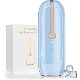 Sapphire Ice Cooling IPL Laser Hair Removal Device at Home for Women and Men, 21J High Energy, 3 Modes, 41°F Cooling Tech, Alternative to Salon Hair Removal for Face, Bikini, Legs
