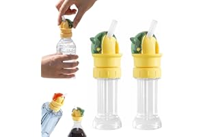 2/4 Pcs Kids Water Bottle Spout Conversion Cap with Straw, Water Bottle Spout Adapter, Reusable Portable Universal Fit for Ju