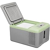 Alpicool C9PT Mini Portable Freezer, 12 Volt Car Refrigerator, 10 Quart Fast Cooling, with 12/24V DC and 100-240V AC for Outd