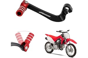 JFG RACING Motorcycle Gear Shifter Shift Lever Folding Tip CNC for CRF 110 CRF110F 2013-2023 TTR 110 08-09 11-21 Red