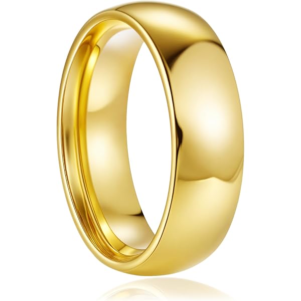 Amazon.com: KAMASATO 4mm Stainless Steel Rings women men High