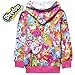 Shopkins Long Sleeve Front Zip Hoodie Jacket Coat (5-6 sz 120)