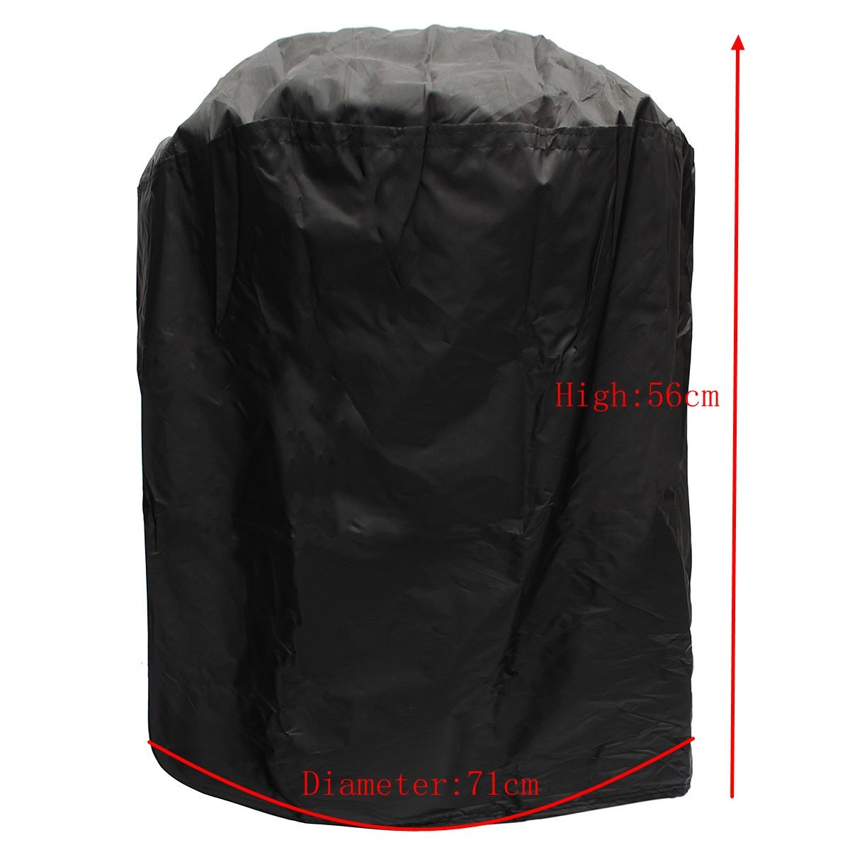 KING DO WAY Schutzhuelle fuer BBQ Barbecue BBQ Cover Grill Abdeckung Abdeckhaube Schutzhuelle Haube 71CM Rund Wasserdicht Abdeckhaube grill