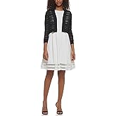 Calvin Klein Women's 3/4 Sleeve Lightweight Shrug Sweater