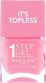 Nails.INC Its Topless Allegra Rose Pink Gel-Like Nail Polish 4-in-1