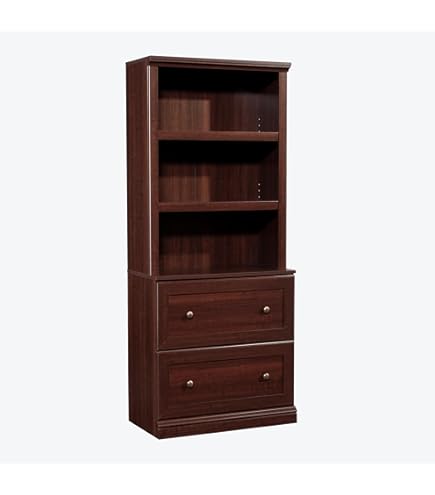 Amazon.com: Sauder Heritage Hill Library With Doors/ Book shelf