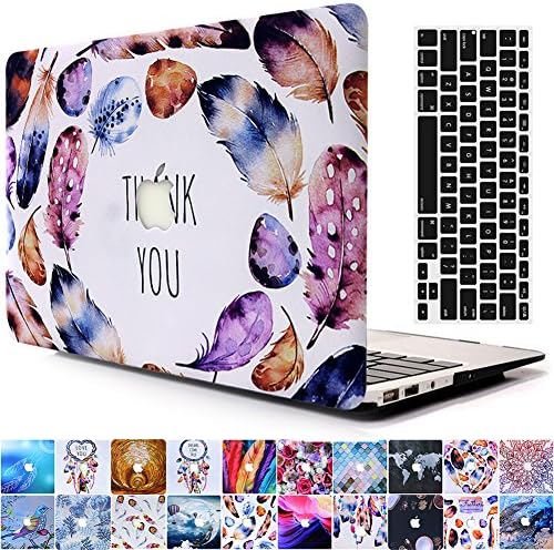 MacBook Air 12'' Case, AICOO 2-in-1 Beautiful Hard Case Cover With Keyboard Cover Skin Protector For MacBook Air 12 inch（A1534), thank you