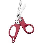 LEATHERMAN, Raptor Response Emergency Shears with Ring Cutter and Oxygen Tank Wrench, Made in the USA, Crimson