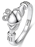 Bestyle 925 Sterling Silver Irish Claddagh Heart