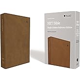 NET Bible, Single-Column Reference, Leathersoft, Brown, Comfort Print: Holy Bible