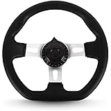 Off-Road Kart Steering Wheel, 270mm Go Kart Steering Wheel Strong Iron Steering Wheel Fit for Compatible with Riding Go Kart