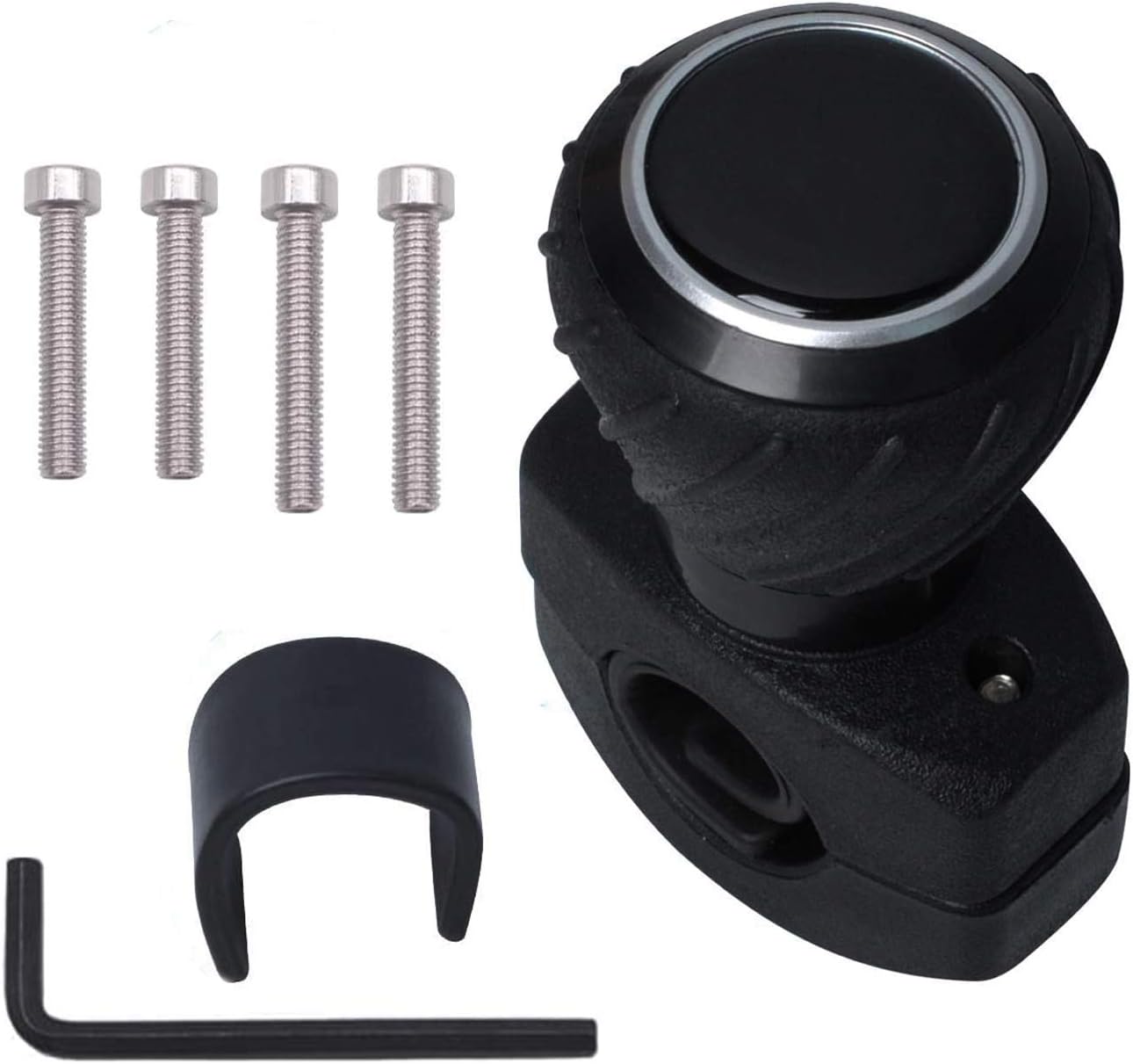 Deluxe Steering Wheel Spinner Knob - Universal Steering Wheel Fit for Cars, Trucks, Tractors, Mowers, Forklifts, etc (TY-1): Automotive