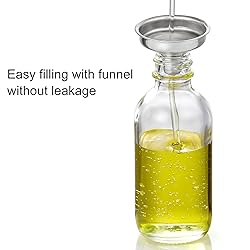 4 Pack 2 oz Glass Dropper Bottles with Measured