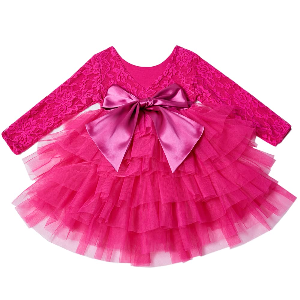 Cilucu Baby Girls Dress Toddler Kids Party Tutu