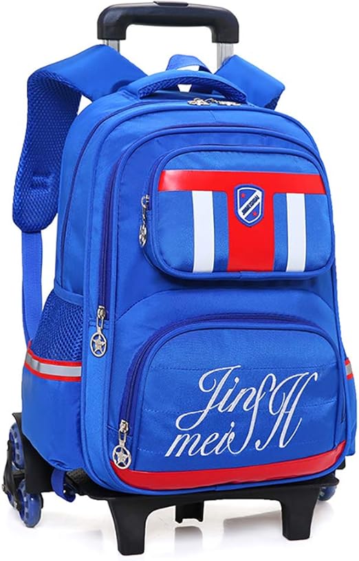 Boys Rolling Backpack for School Trolley Bag TFTREE SixWay Laptop