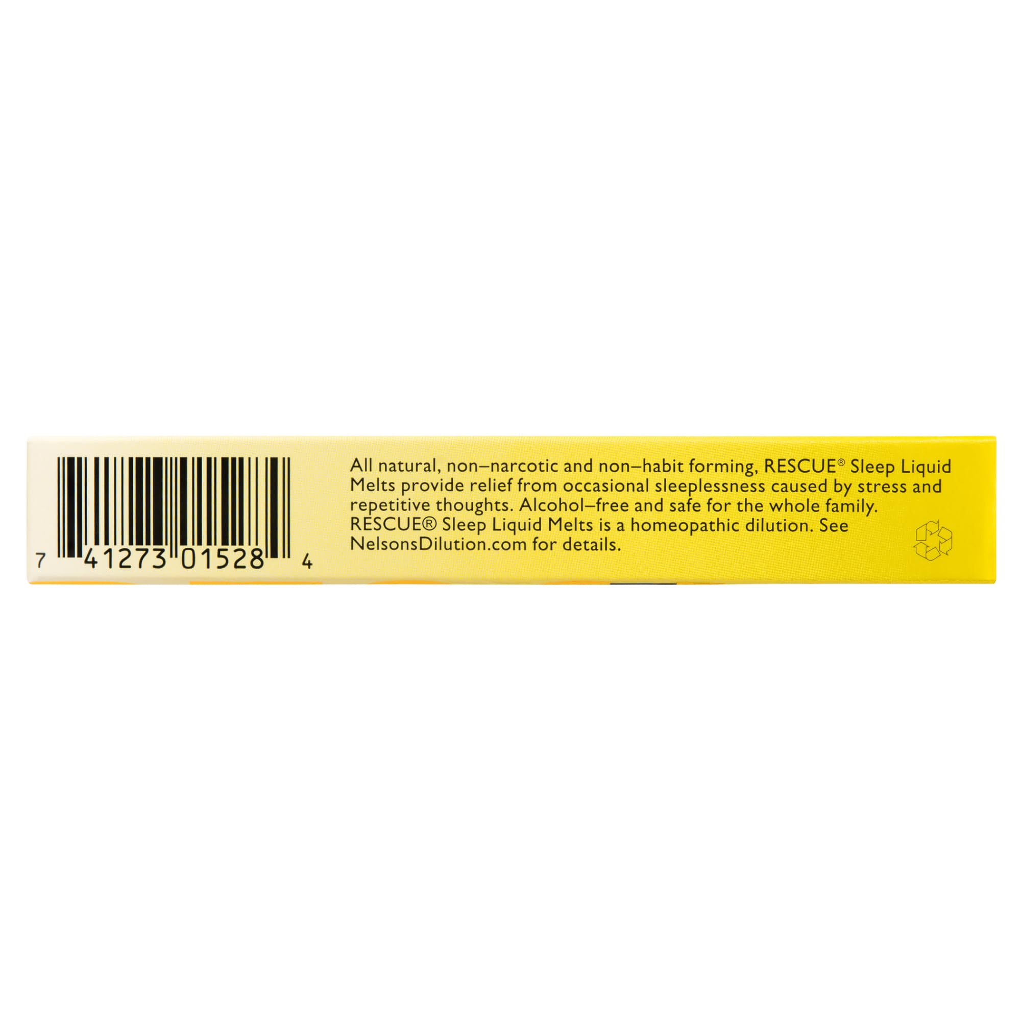 Bach RESCUE SLEEP Liquid Melts, Natural Orange Vanilla Flavor, Natural Sleep Aid, Stress Relief, Homeopathic Flower Essence, Free of Melatonin, Gluten & Sugar, Non-alcohol, Non-Narcotic, 28ct.
