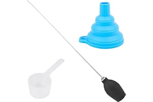 AMVINER Diatomaceous Earth Powder Duster, Garden Bulb Duster Applicator, Puffer Dispenser Spreader with Long Metal Tube, Spray Bottle for Organic Gardening Agricultural Supply