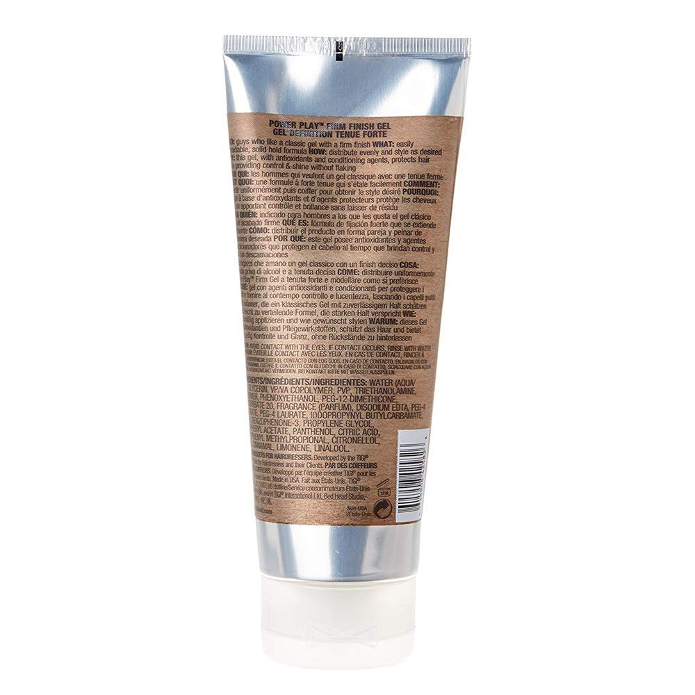 Bed Head For Men By Tigi Power Play Mens Hair Gel For Strong Hold