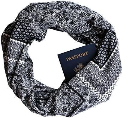 Canterbury Infinity Scarf with Zippered Secret Pocket