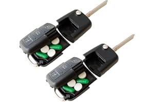 BROSASH Fake Car Key Safe (2 Pack) - Ultra Realistic Keys Diversion Safe - Hidden Secret Compartment Decoy Car Key Fob - Hide And Store Money Waterproof Storage Cash Holder Container Lock