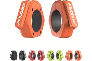 Forcefree+ Magnetic Barbell Clamps 2 Inch Olympic – Quick Release Barbell Collars with Anti-Slip TPR Lining | Heavy Duty Weight Clips for Bars for Pro Gym Equipment