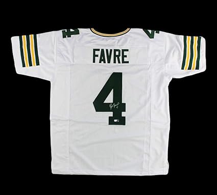 brett favre framed jersey