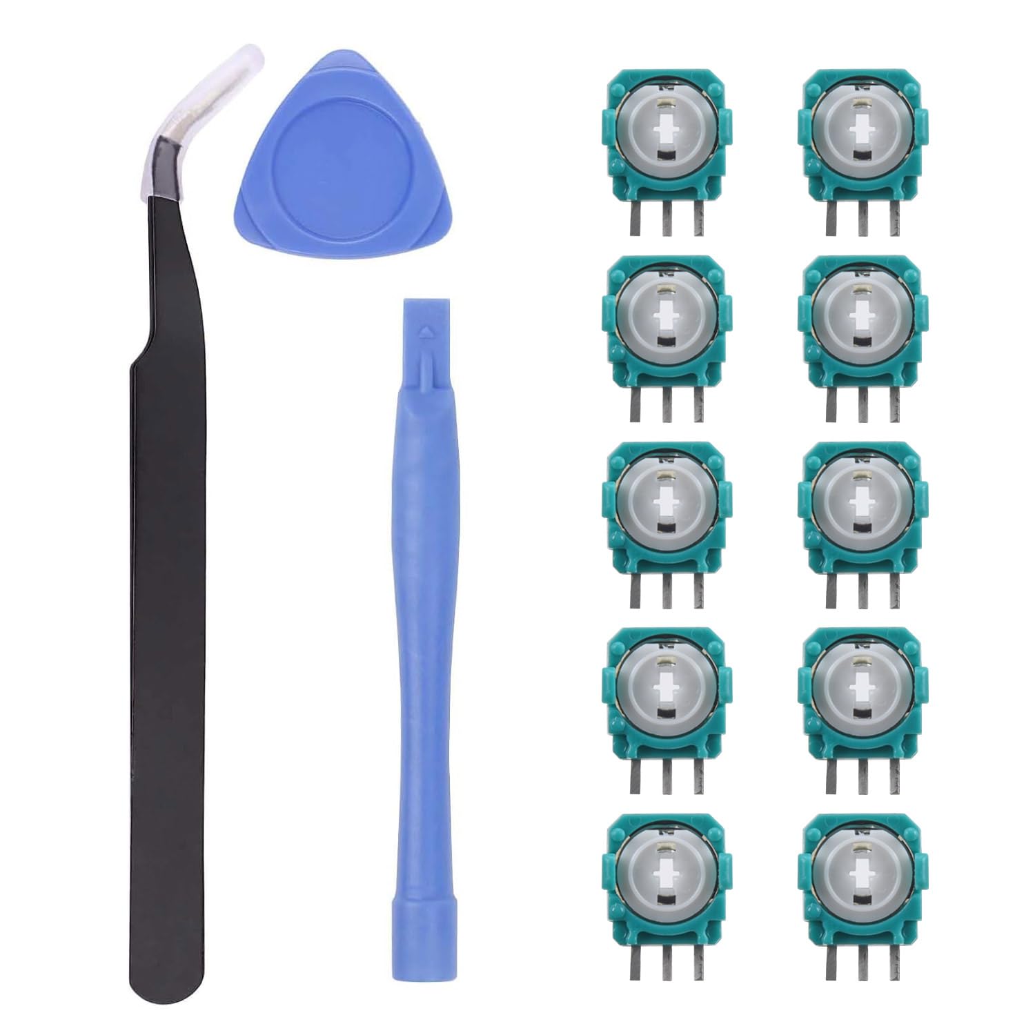 Photo 1 of 10PC Potentiometer Replacement for PS5 DualSense Controller, 2K3 Ohm Trimmer Potentiometer Sensor Module Sensor for ALPS Analog Joystick with Repair Kit