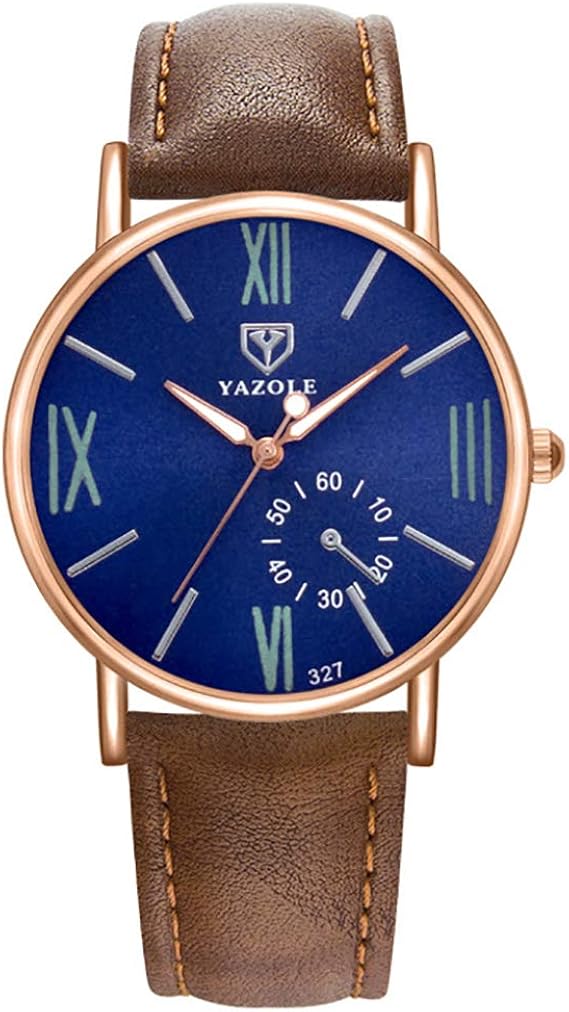 Amazon Zoooom 腕 時計 Luminous Watch クロノグラフ ラウンド デザイン アナログ フェイク レザー ベルト ファッション アクセサリー フォーマル カジュアル ビジネス メンズ 男性 ブルー Zm Clwc364 Bl メンズ腕時計 腕時計 通販