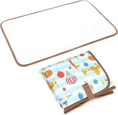 Lekebaby Portable Foldable Baby Change Mat Travel 70cm 41cm Hot Air Balloon