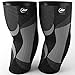 Echo Elbow Compression Sleeve Arm Brace Pair, Support for Tendonitis, Golfers and Tennis Elbow, Joint Pain Relief, Workout Protection by Alpha Lifting Gear